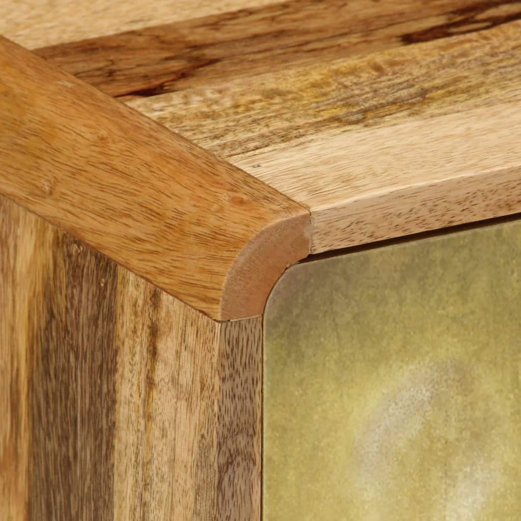 Tv-Skab I Massivt Mangotræ 120 X 30 X 45 Cm