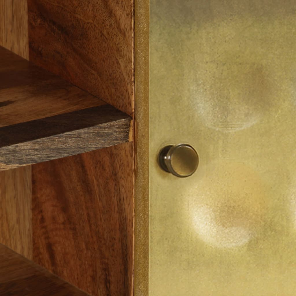 Tv-Skab I Massivt Mangotræ 120 X 30 X 45 Cm