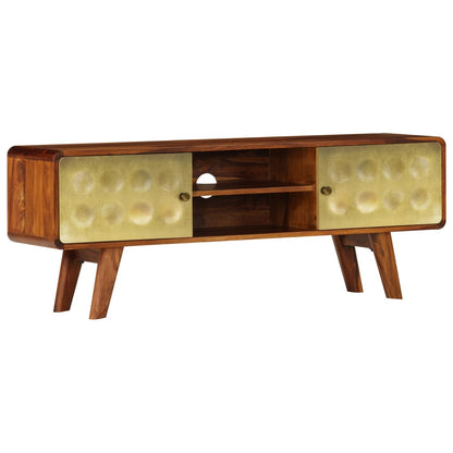 Tv-Skab I Massivt Mangotræ 120 X 30 X 45 Cm