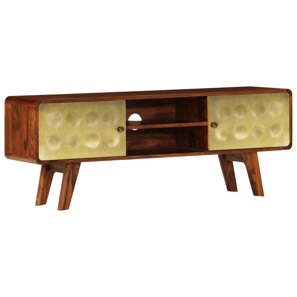 Tv-Skab I Massivt Mangotræ 120 X 30 X 45 Cm