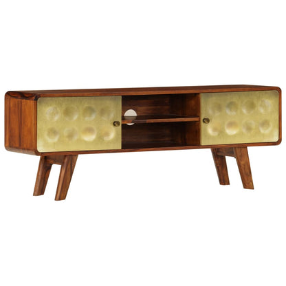 Tv-Skab I Massivt Mangotræ 120 X 30 X 45 Cm