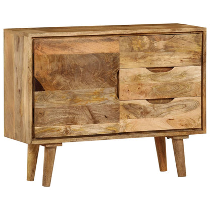 Skænk 90x30x69 Cm Massivt Mangotræ - Billede 3