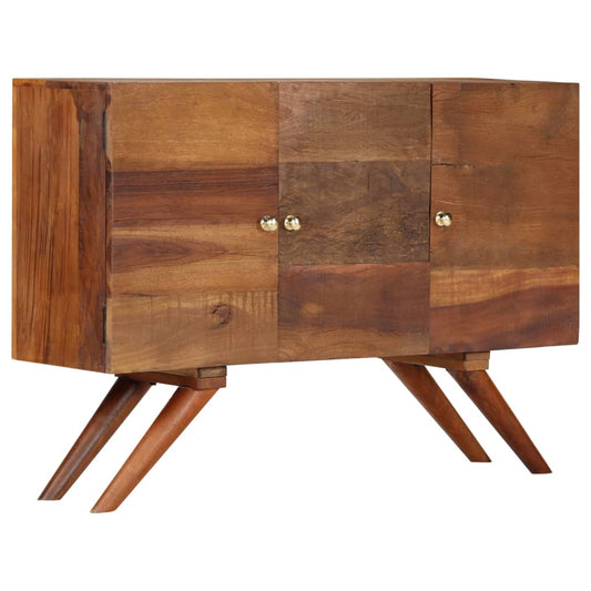 Skænk 110X30X75 Cm Massivt Genbrugstræ Brun