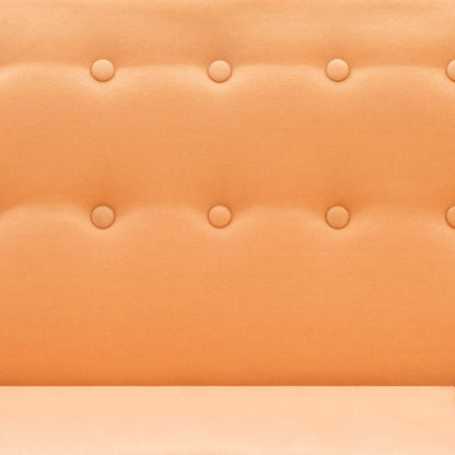 L-formet Sofa 171,5x138x81,5 Cm Stofbetræk Orange - Billede 8