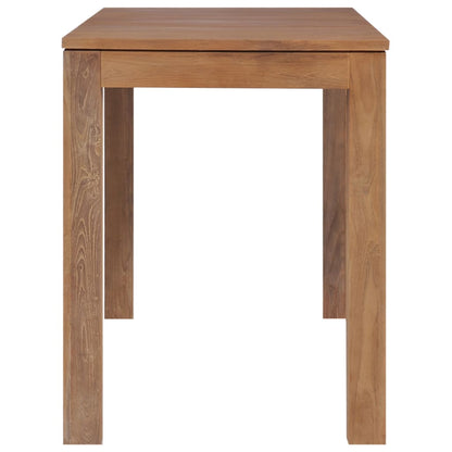 Spisebord Massivt Teaktræ Naturlig Finish