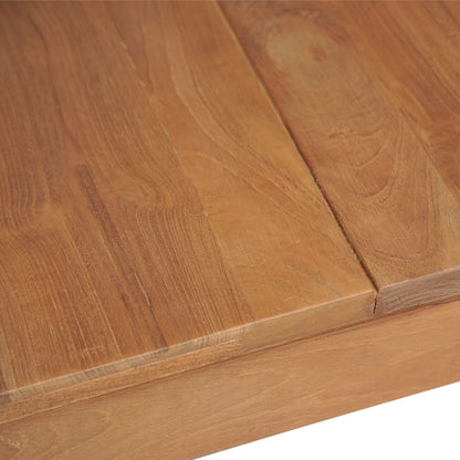 Spisebord Massivt Teaktræ Naturlig Finish