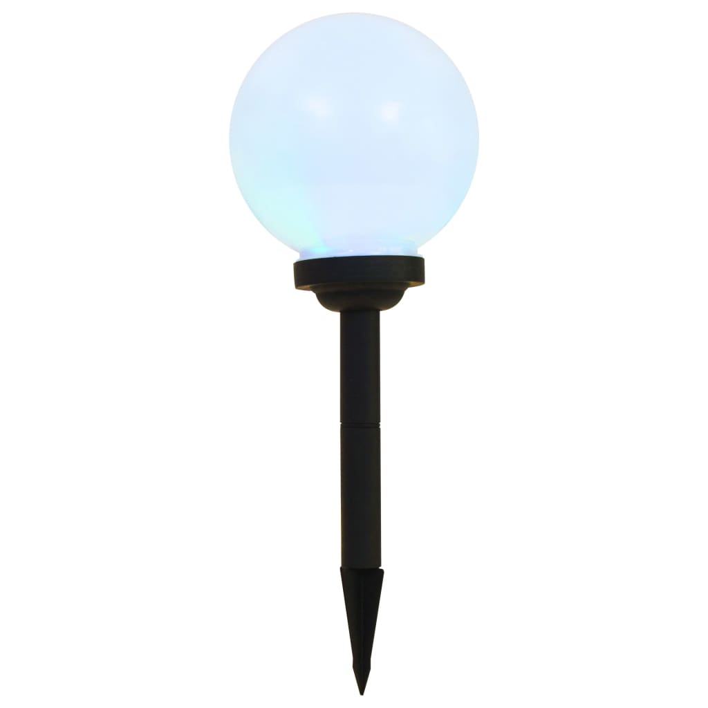 LED-solcellelamper Rund RGB-farver - Billede 3