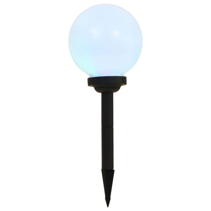 LED-solcellelamper Rund RGB-farver - Billede 3