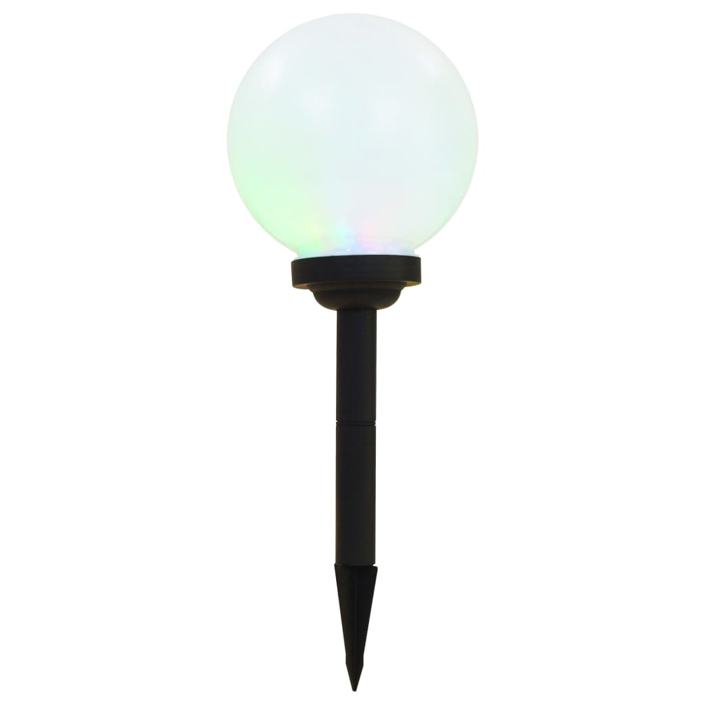 LED-solcellelamper Rund RGB-farver - Billede 4