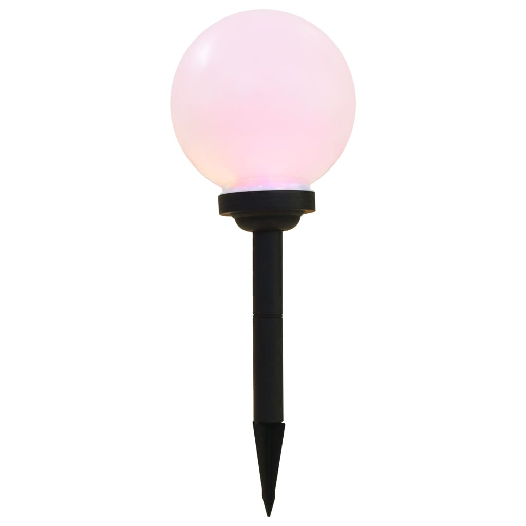 LED-solcellelamper Rund RGB-farver - Billede 5