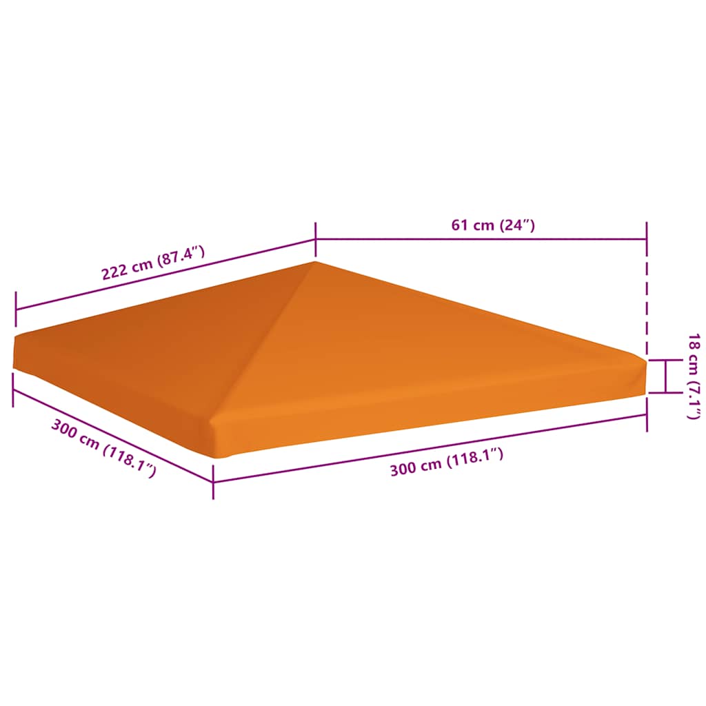Baldakin Til Havepavillon 310 G/M²