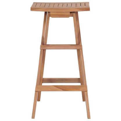Foldbare Barstole 2 Stk. Massivt Teaktræ