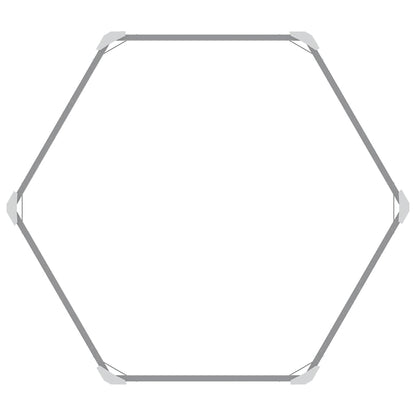 Forhøjet Plantekasse 129x129x77 Cm Galvaniseret Stål Grøn - Billede 3