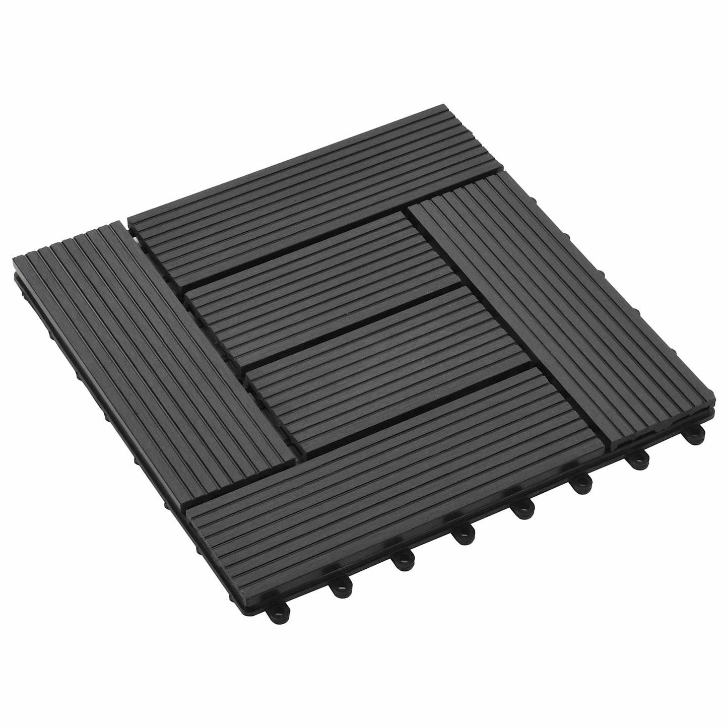 Terrasse Flise 11 Dele 30 X 30 Cm Wpc