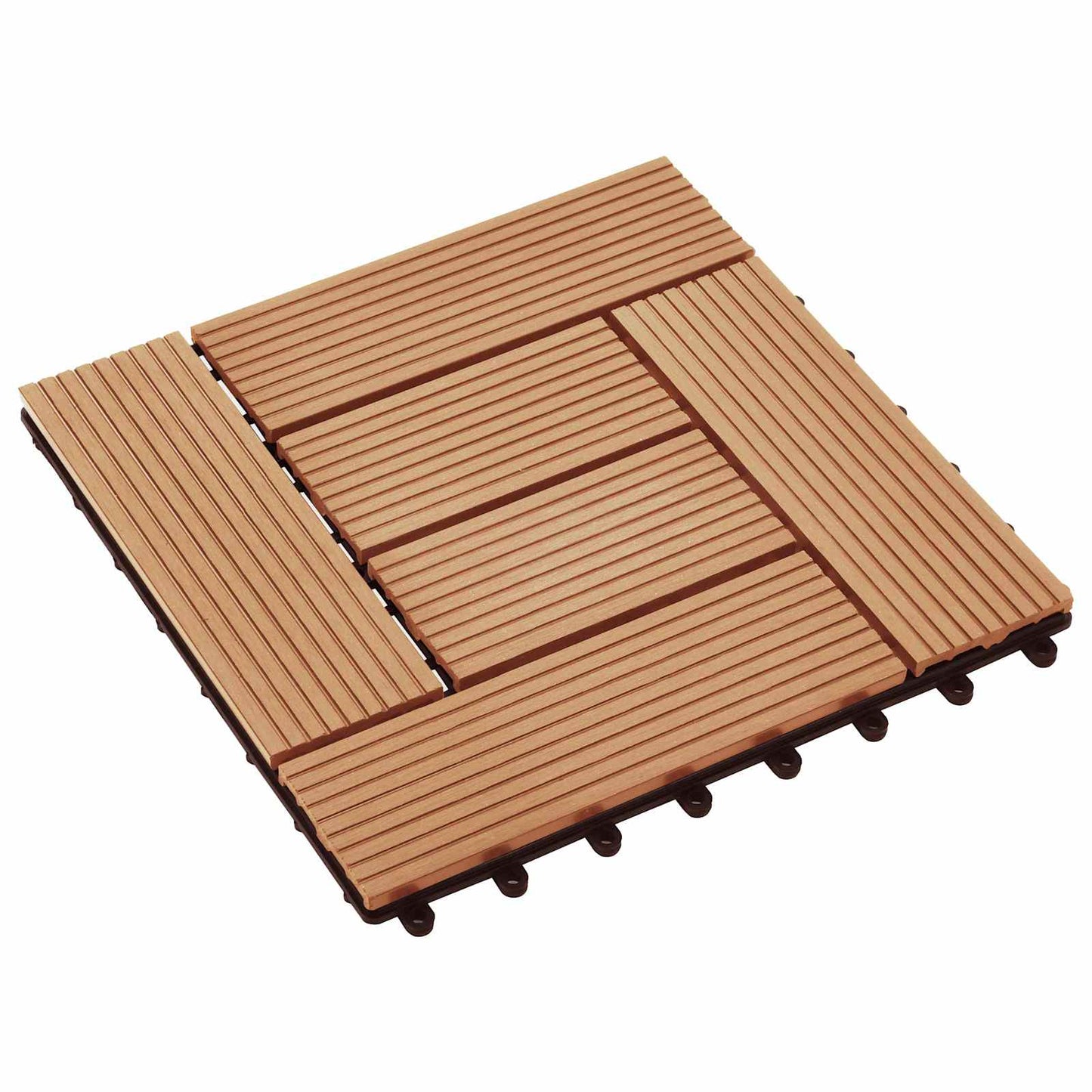 Terrasse Flise 11 Dele 30 X 30 Cm Wpc