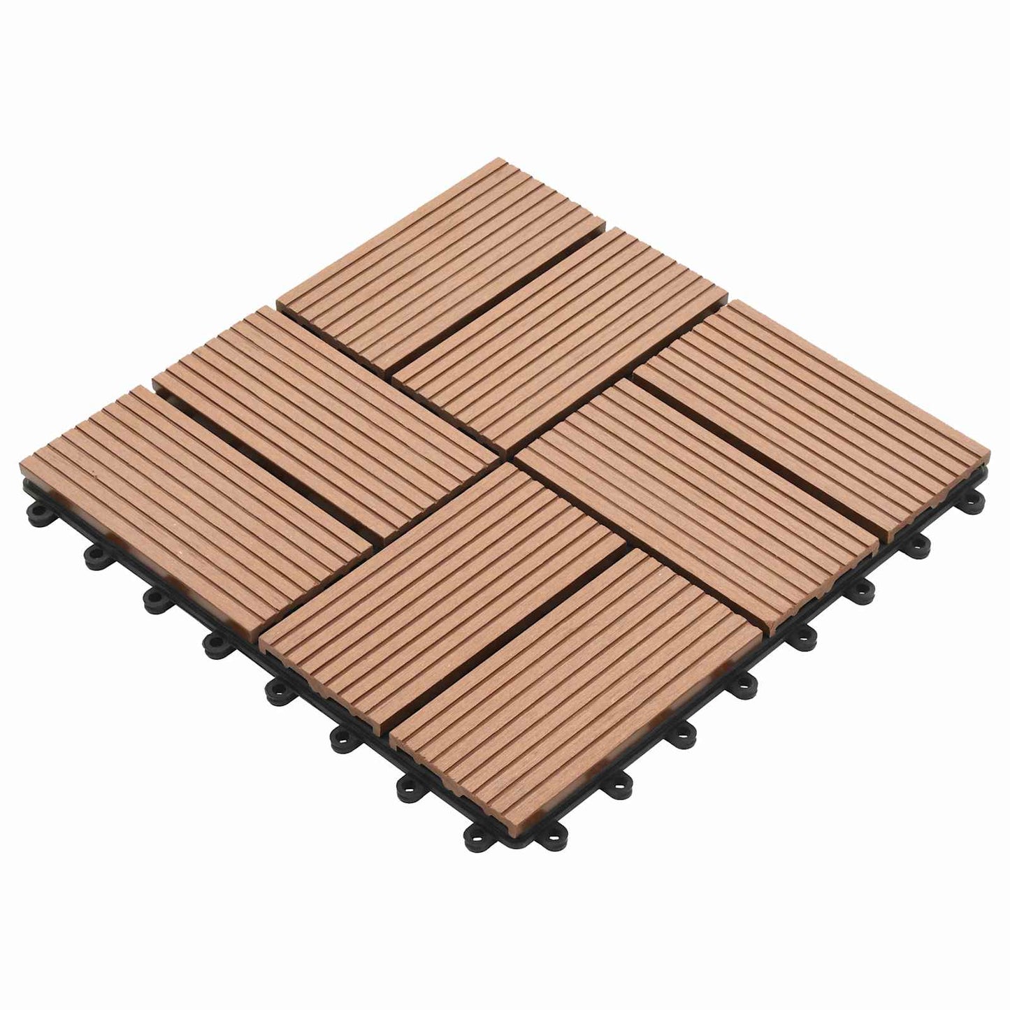 Terrasse Flise 11 Dele 30 X 30 Cm Wpc