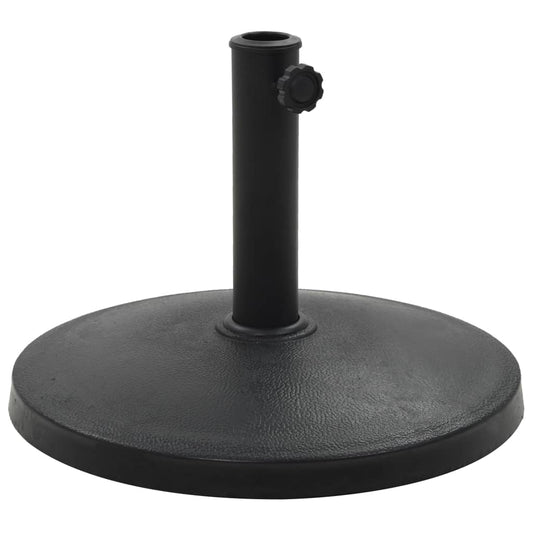 Parasolfod Polyresin Sort