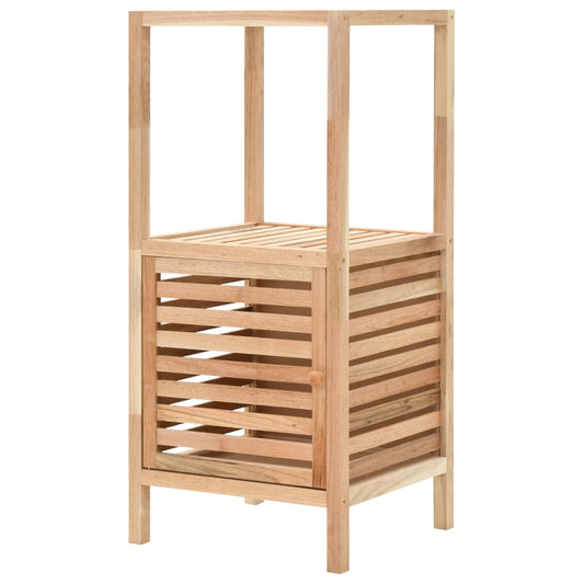 Badeværelsesskab 39,5X35,5X86 Cm Massivt Valnøddetræ