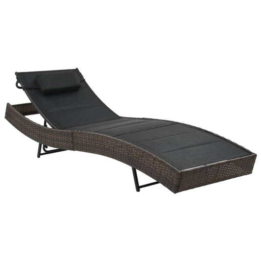 Liggestol Polyrattan Og Textilene