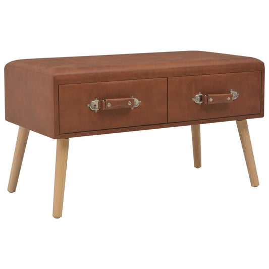 Sofabord 80 X 40 X 46 Cm Kunstlæder