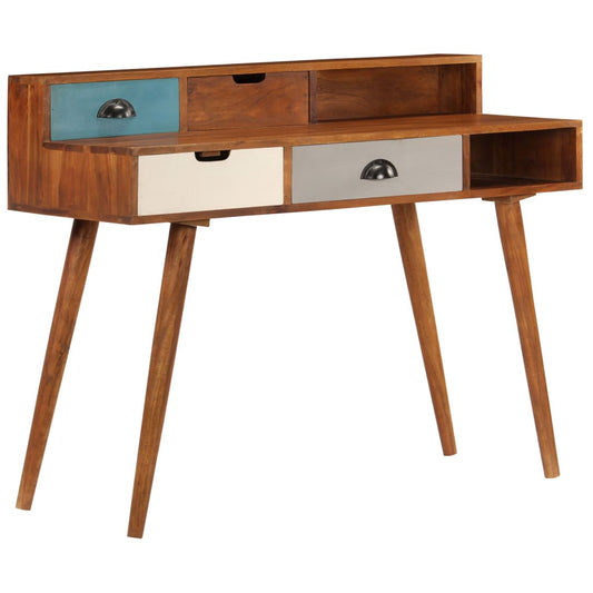 Skrivebord Massivt Akacietræ 110 X 50 X 90 Cm