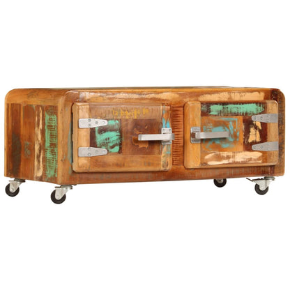 Sofabord 85x55x40 Cm Massivt Genbrugstræ - Billede 11