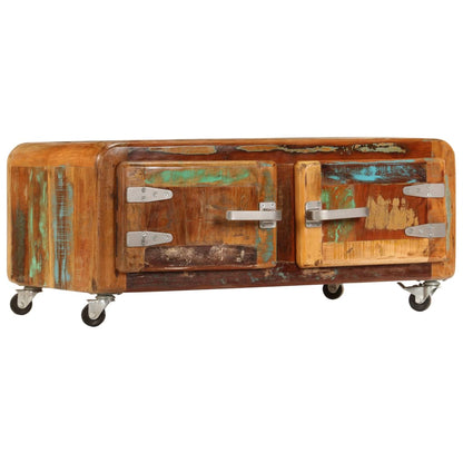 Sofabord 85x55x40 Cm Massivt Genbrugstræ - Billede 13