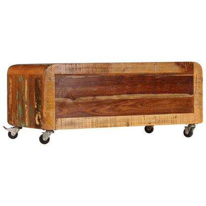 Sofabord 85x55x40 Cm Massivt Genbrugstræ - Billede 3