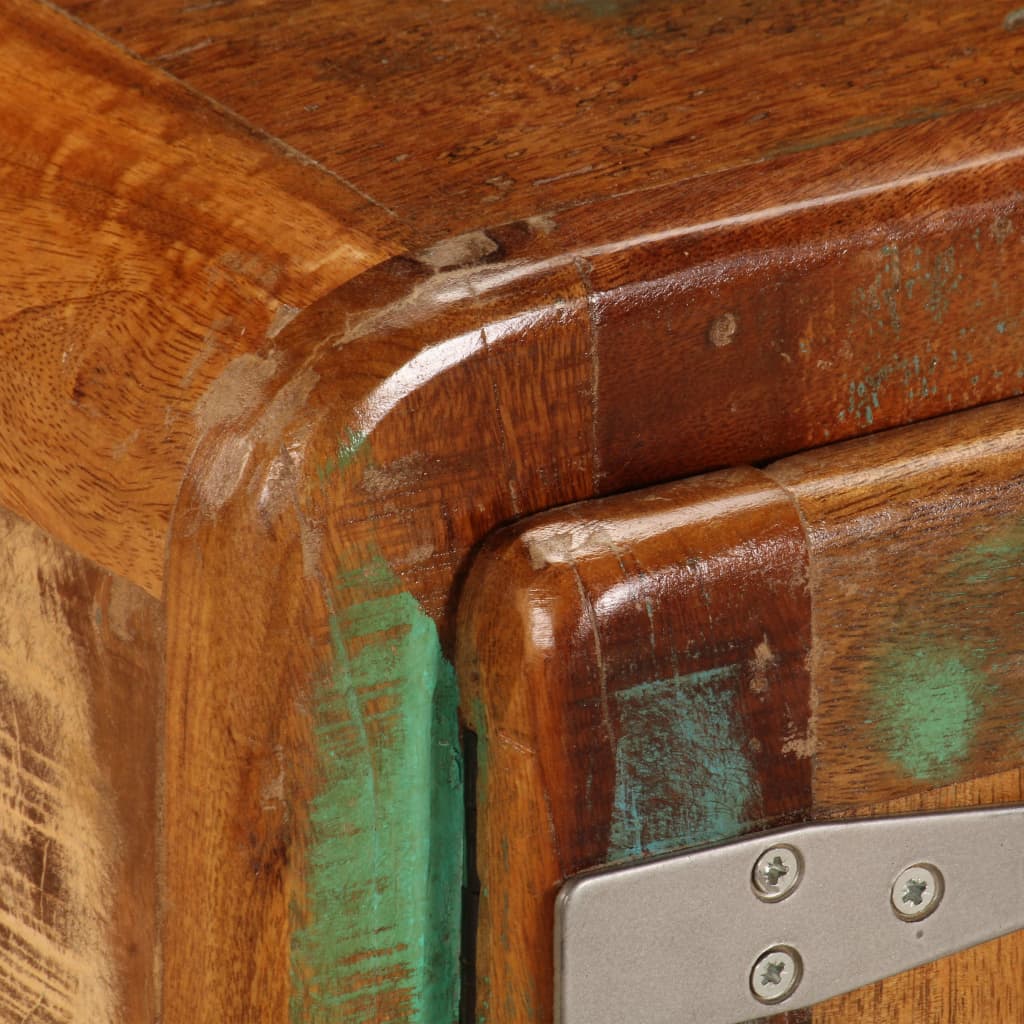 Sofabord 85x55x40 Cm Massivt Genbrugstræ - Billede 5