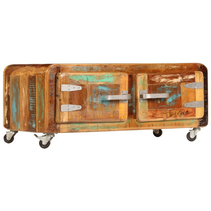 Sofabord 85x55x40 Cm Massivt Genbrugstræ - Billede 10