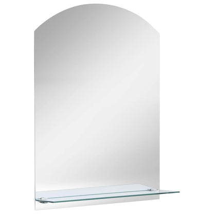Vægspejl Med Hylde 20x40 Cm Hærdet Glas - Billede 2