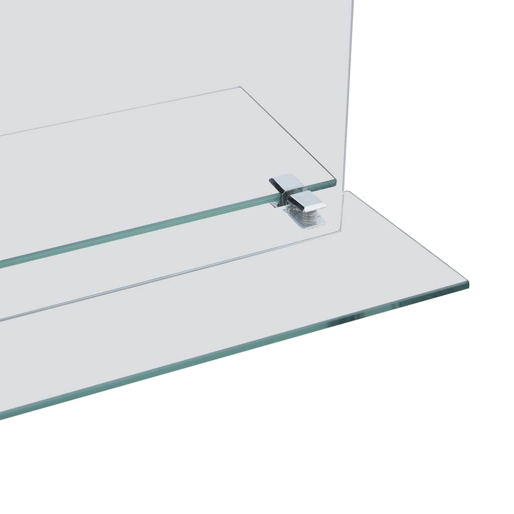 Vægspejl Med Hylde 20x40 Cm Hærdet Glas - Billede 4