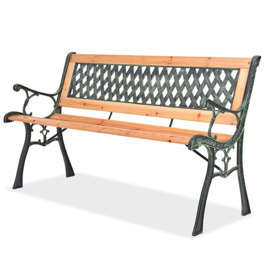 Havebænk 122 Cm Træ - Hovedbillede
