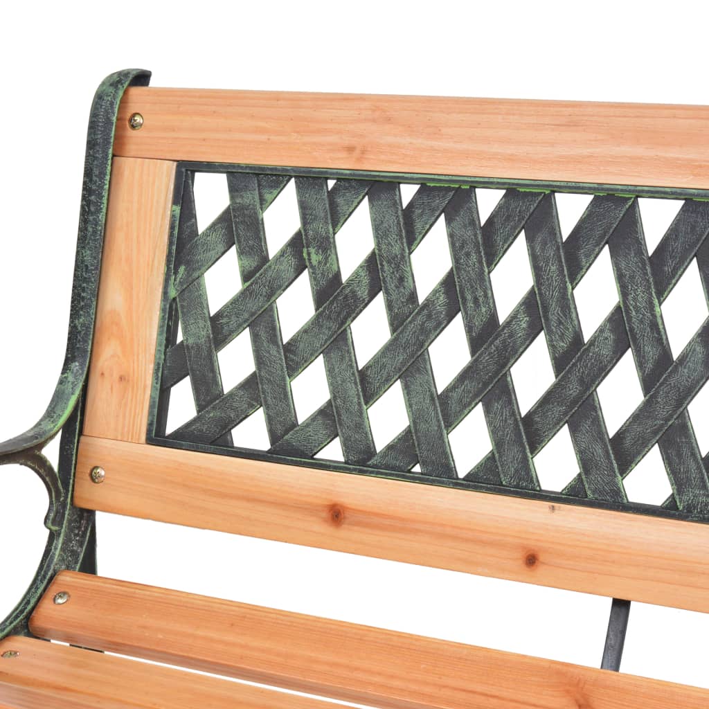 Havebænk 122 Cm Træ - Billede 5