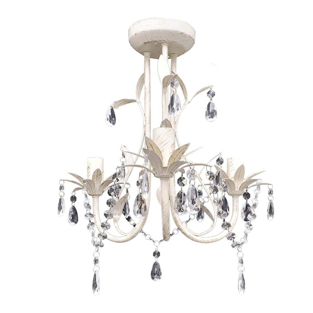 Krystallysekroner Elegant Hvid - Billede 2