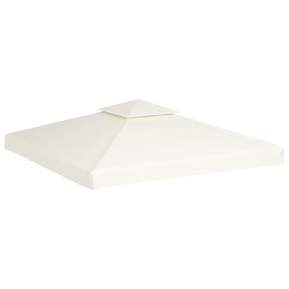 Baldakin Til Pavillon 3x3 M 310 G/m² Cremehvid - Billede 2