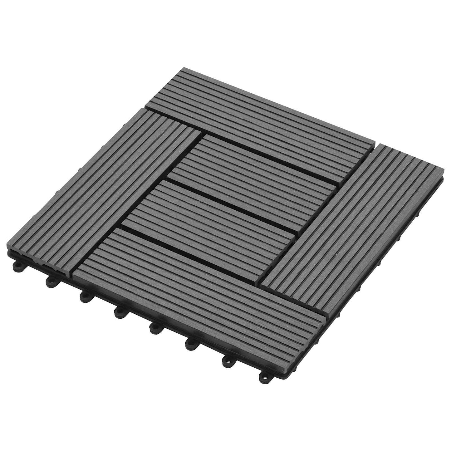Terrasse Flise 11 Dele 30 X 30 Cm Wpc