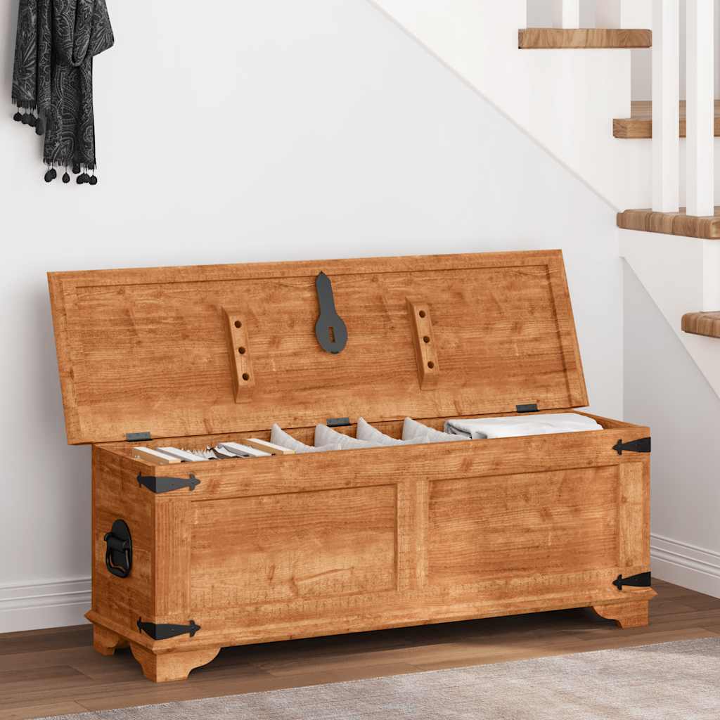 Opbevaringskiste Råt Mangotræ - Hovedbillede