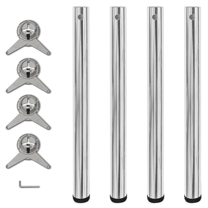 4 Bordben, Justerbar Højde - Variant 242133