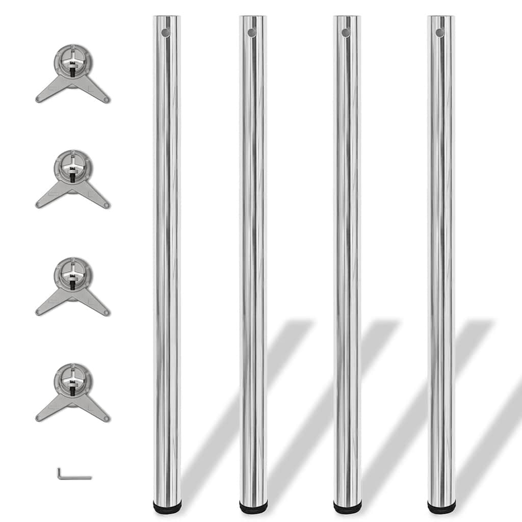 4 Bordben, Justerbar Højde - Variant 242135