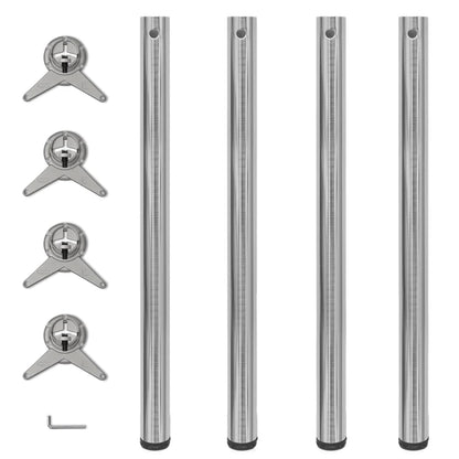 4 Bordben, Justerbar Højde - Variant 242137