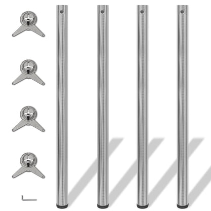 4 Bordben, Justerbar Højde - Variant 242138