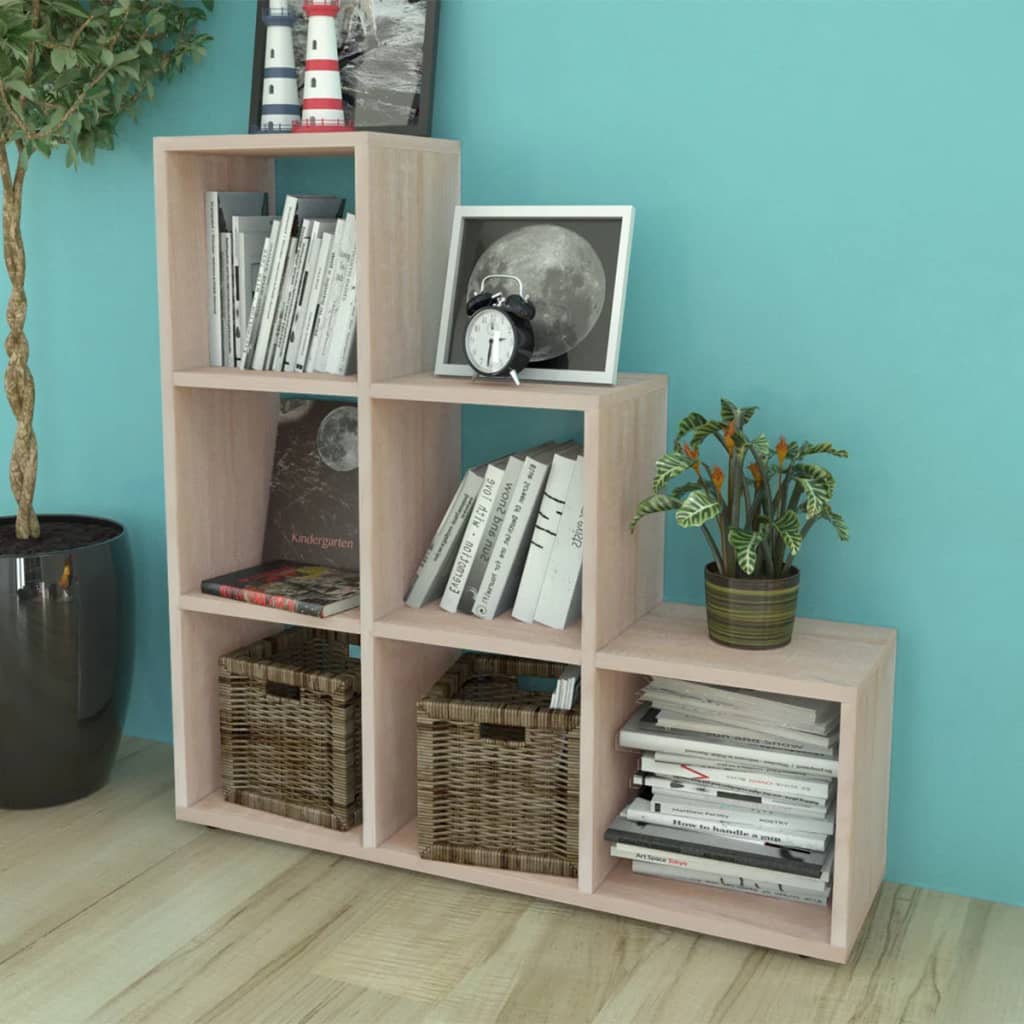 Trappeformet Bogreol/displayhylde 107 Cm - Hovedbillede