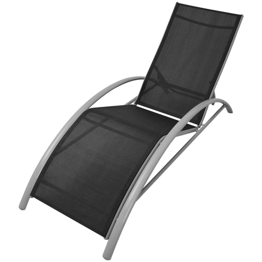 Liggestol Aluminium Sor