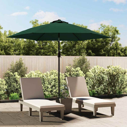 Parasol M. Led-Lys + Stålstang 300 Cm