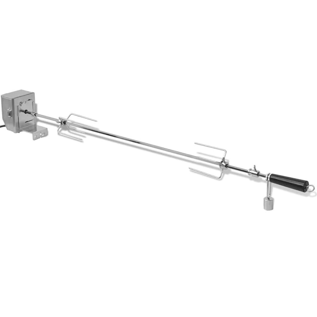 BBQ-rotisseriespyd Med Professionel Motor Stål 1.200 Mm 42245 - Billede 3