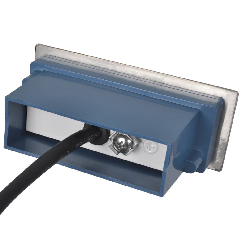 Forsænket Led-Trappelys 6 Stk. 44X111X56 Mm