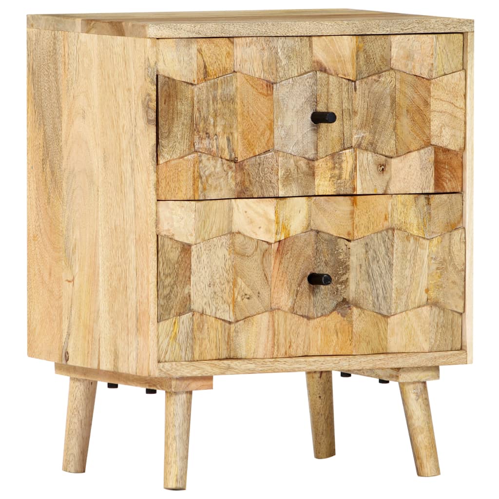 Sengebord 40x30x50 Cm Massivt Mangotræ - Hovedbillede