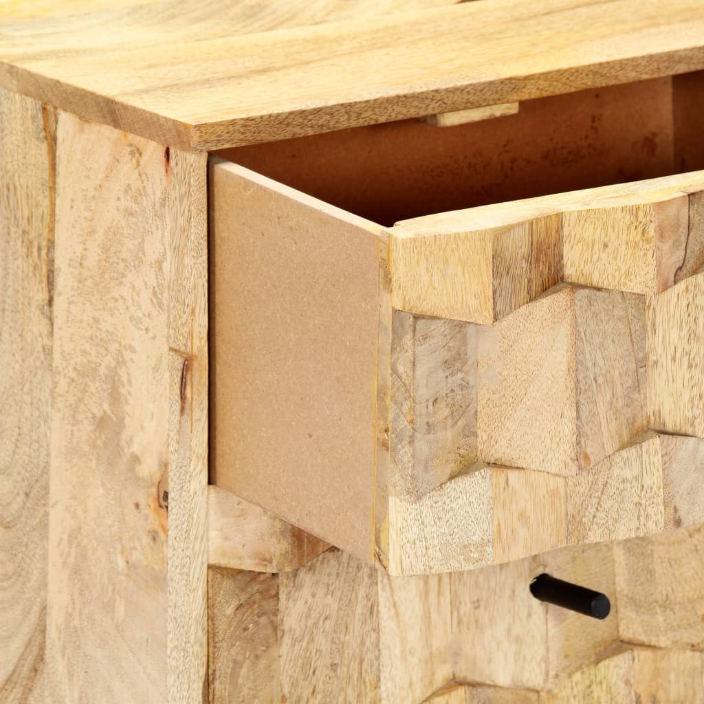 Sengebord 40x30x50 Cm Massivt Mangotræ - Billede 6
