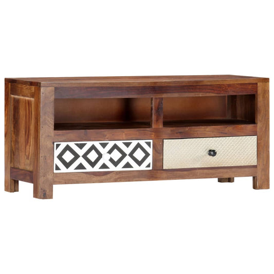 Tv-Skab 90X30X40 Cm Massivt Sheeshamtræ